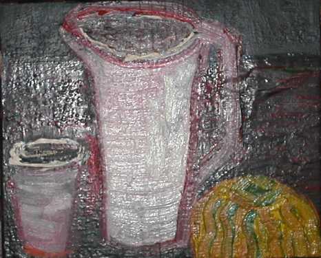 Still Life with Can and Orange
